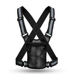 【🔥2 bucăți】Vestă reflectorizantă de înaltă vizibilitate, reglabilă, cu buzunare, echipament de alergare sigur.