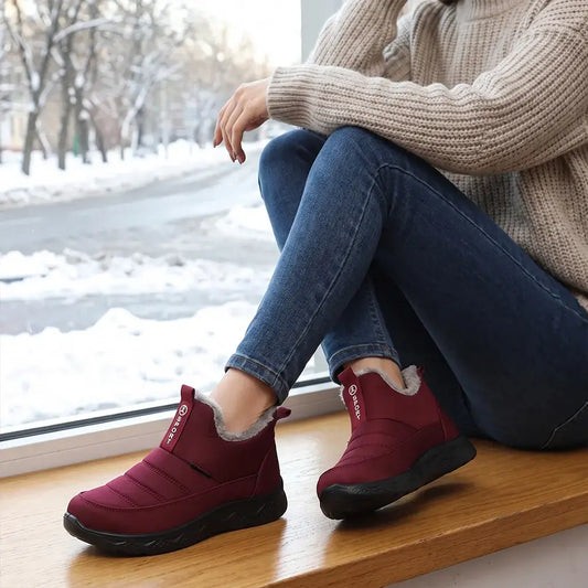 【35-41】Nowe damskie buty zimowe – ocieplane, grube, ciepłe, casualowe, śniegowce dla mam