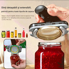🎁🔥Două pentru 124 de yuani! Cumpără unul, primești unul gratis! Deschizător de sticle ușor - spune adio borcanelor bine închise 💪