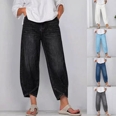 👖【Denim îmbunătățit, moale și respirabil】 blugi largi  casual la modă