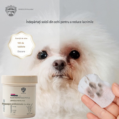 ✨🐕【Model nou, modernizat pentru o curățare mai bună】🐈Șervețele de curățare pentru petele de pe ochii animalelor de companie 🔥Îndepărtează petele de lacrimi🔥