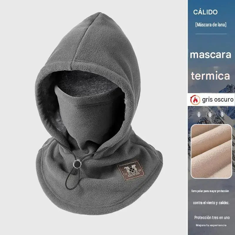 🚴 Tylko 109 zł  | 🧢 Ciepła Czapka 3w1 z Polarem ❄️ Ochrona przed Zimnem i Wiatrem na Jesień i Zimę