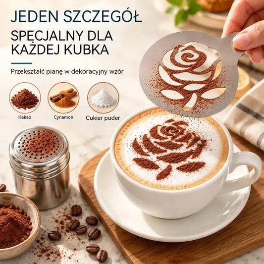 9 sztuka 89 zł☕ Forma do kawy latte art ze stali nierdzewnej