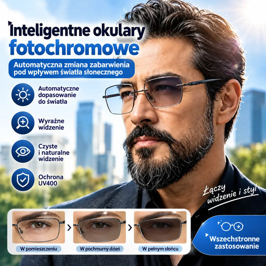 👓✨ KUP 1, DRUGĄ PARĘ OTRZYMASZ GRATIS! 🔥 Inteligentne okulary do czytania z fotochromem i Smart Zoom