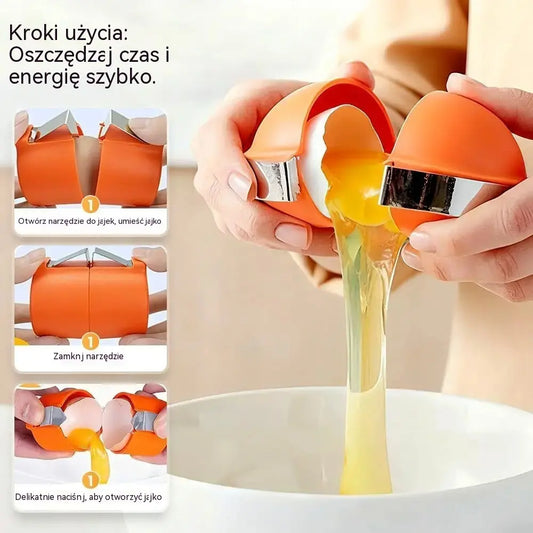🔥 🥚 Kup 3, Otrzymaj 3 GRATIS — 6× Otwieracz do jajek.Szybkie i łatwe otwieranie jajek