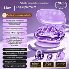 3 perechi de căști 3 în 1【Bucură-te de efecte sonore de milioane de niveluri】✨Căști Bluetooth cu clipsare noi din 2026, cu autonomie de așteptare extra-lungă și capacitate de încărcare inversă