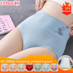 💖Ultima zi 50% reducere - 【Cumpărați 3, primiți 3 gratuit】Bumbac pur de înaltă talie mare de bumbac plus dimensiunea de ridicare a șoldului chiloți de ridicare[40-100KG]