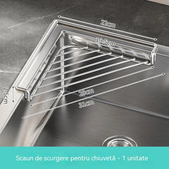 🔥【Cumpără 1, primești 1 gratuit】Scurgător de chiuvetă care economisește spațiu