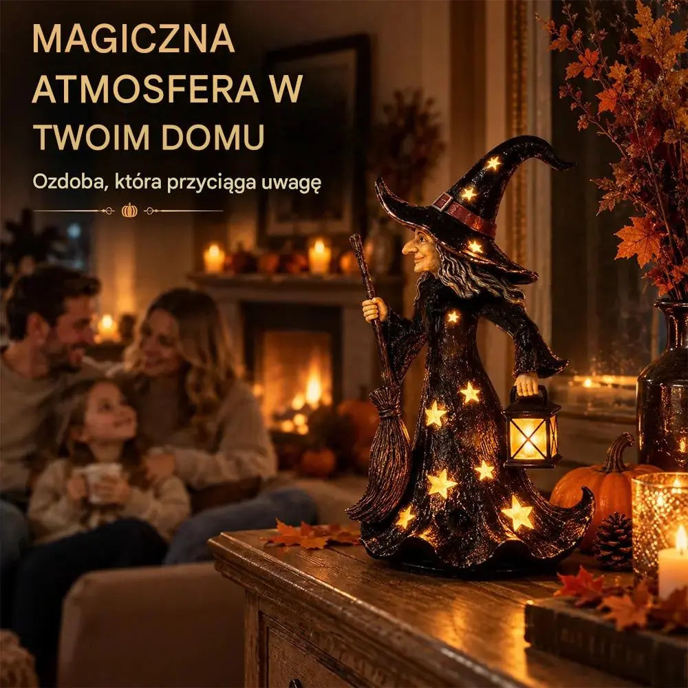 🧙✨Ozdobna lampka nocna „Gwiezdna Wiedźma”