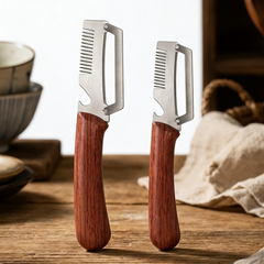 ✅Cumpără 1, primești 1 gratuit (Două articole în total)🧅🔪 Curățător de bucăți multifuncțional 3 în 1: Curățează, toacă și deschide sticle! 🔥