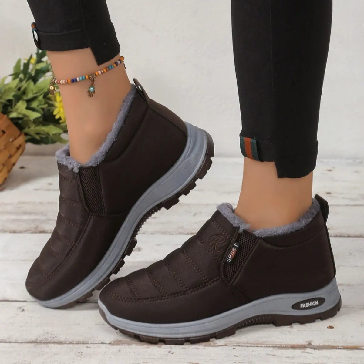 🔥 -50% TYLKO TERAZ! 👢 Ciepłe buty zimowe unisex 35–48 | Pluszowe ocieplenie + antypoślizgowa podeszwa ❄️