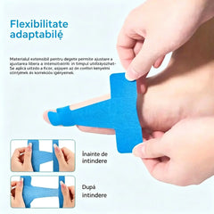 🌞🎉[50/100 bucăți] Apărători flexibile pentru degete, plasturi pentru arsuri, bandaje sportive durabile