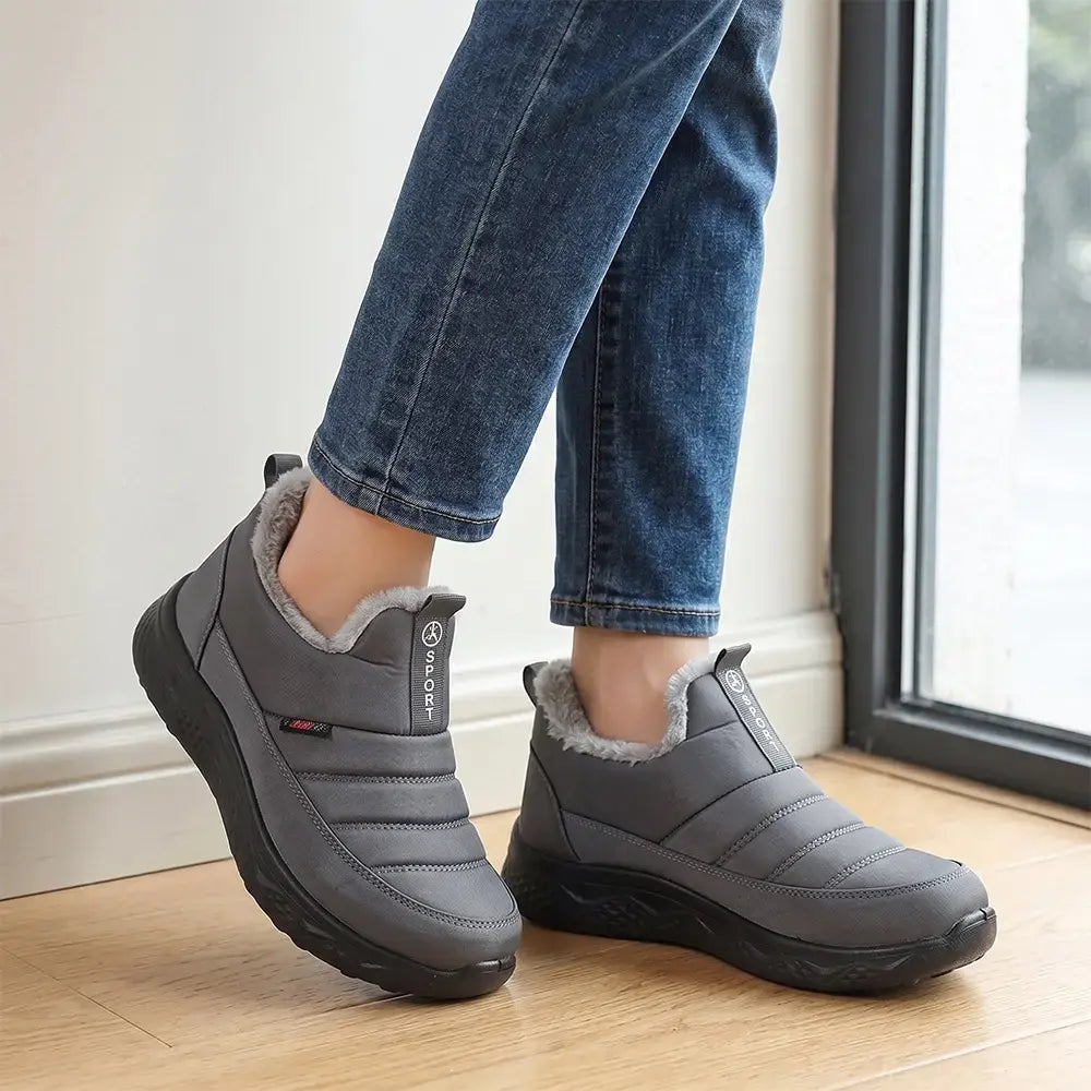 【35-41】Nowe damskie buty zimowe – ocieplane, grube, ciepłe, casualowe, śniegowce dla mam