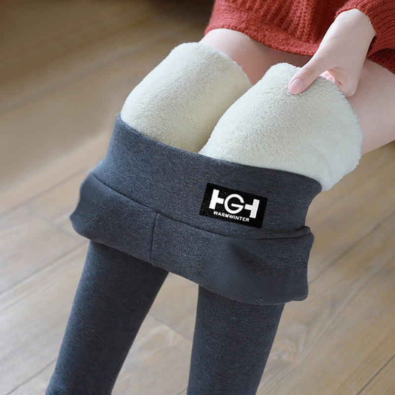 🔥 -50% | Ciepłe legginsy z wełną owczą i miękkim aksamitem ❄️ M–3XL – idealne na chłodne jesienne i zimowe dni